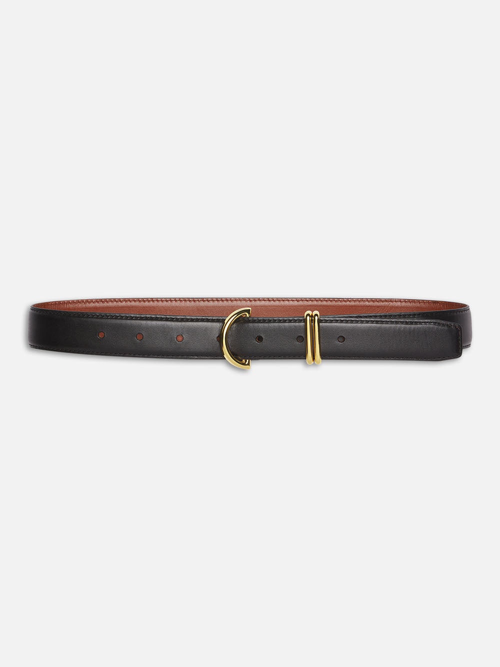 Crescent Belt in Black - 1