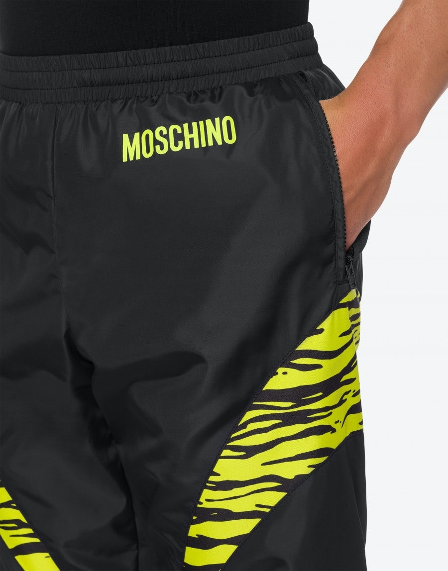 TIGER DETAILS NYLON JOGGING - 4