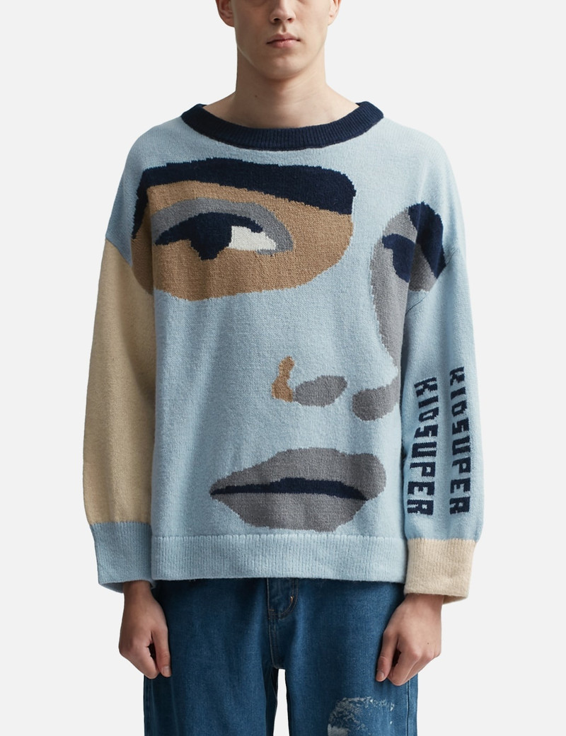 FACE BOXY SWEATER 3