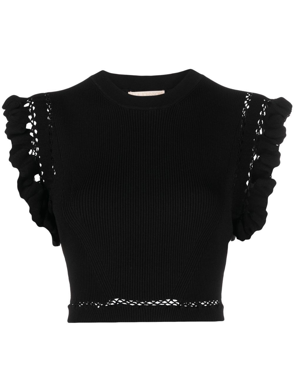 Shila knitted crop top - 1