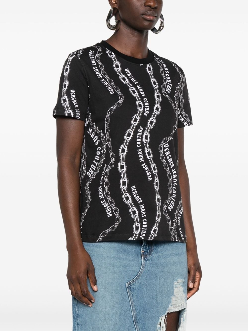 Chain Couture-print T-shirt - 3