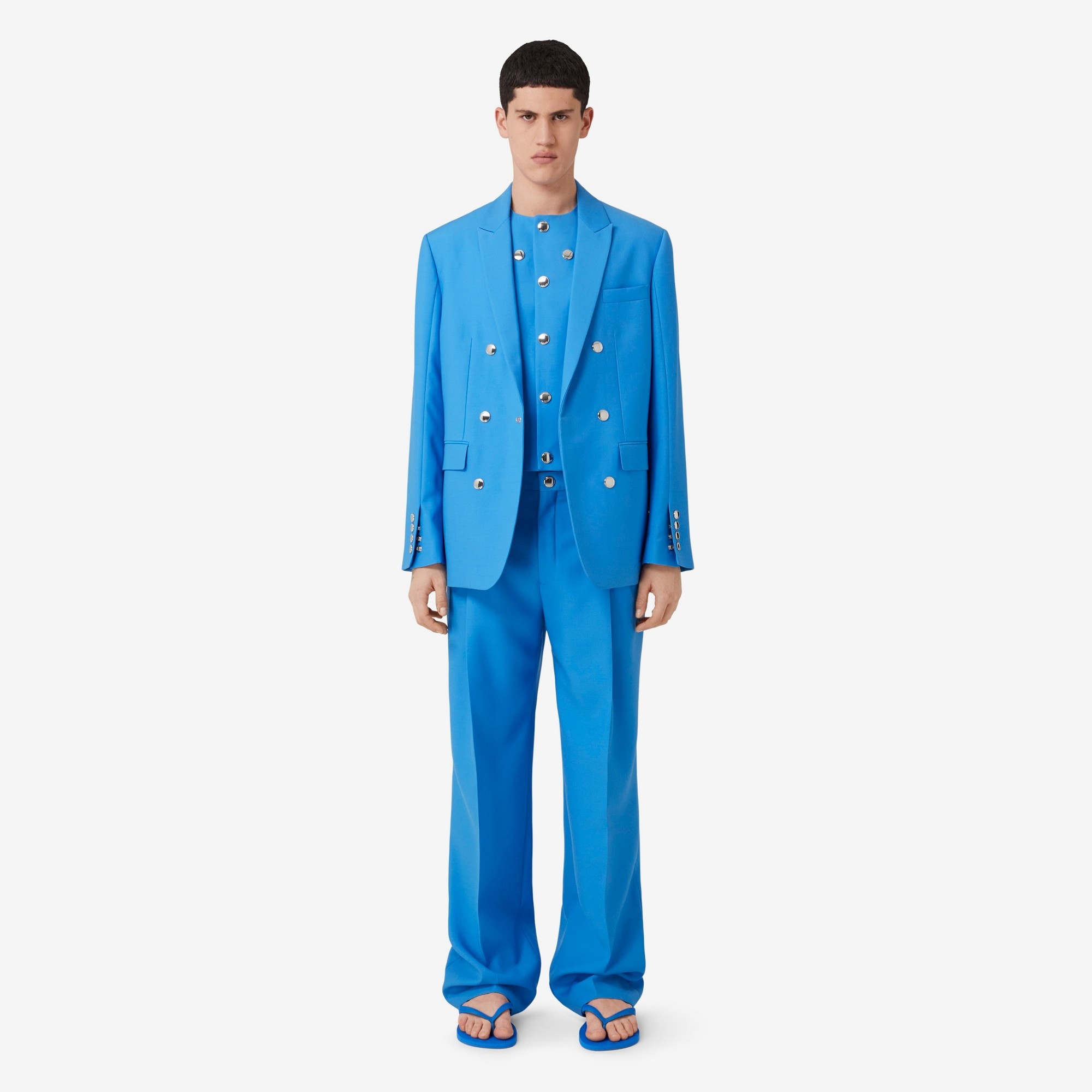 Pleated Wool Trousers - 2