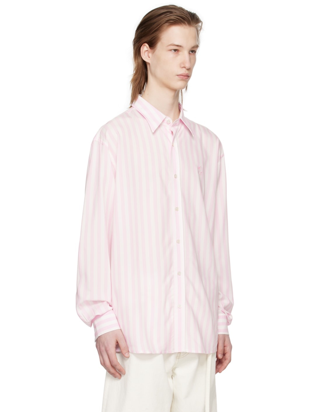 Pink Stripe Shirt - 2