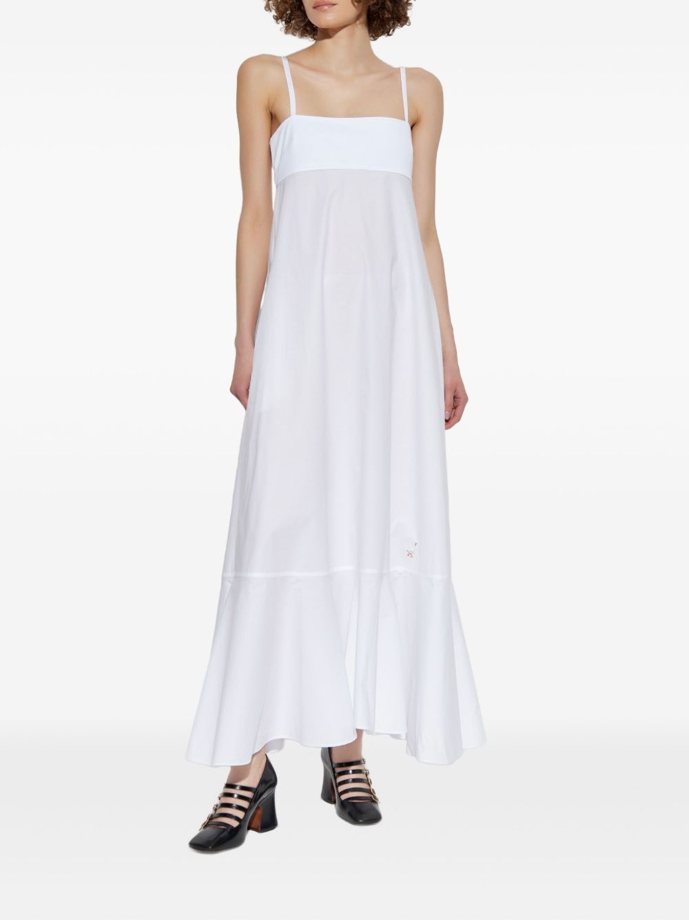 embroidered-detail maxi dress - 3
