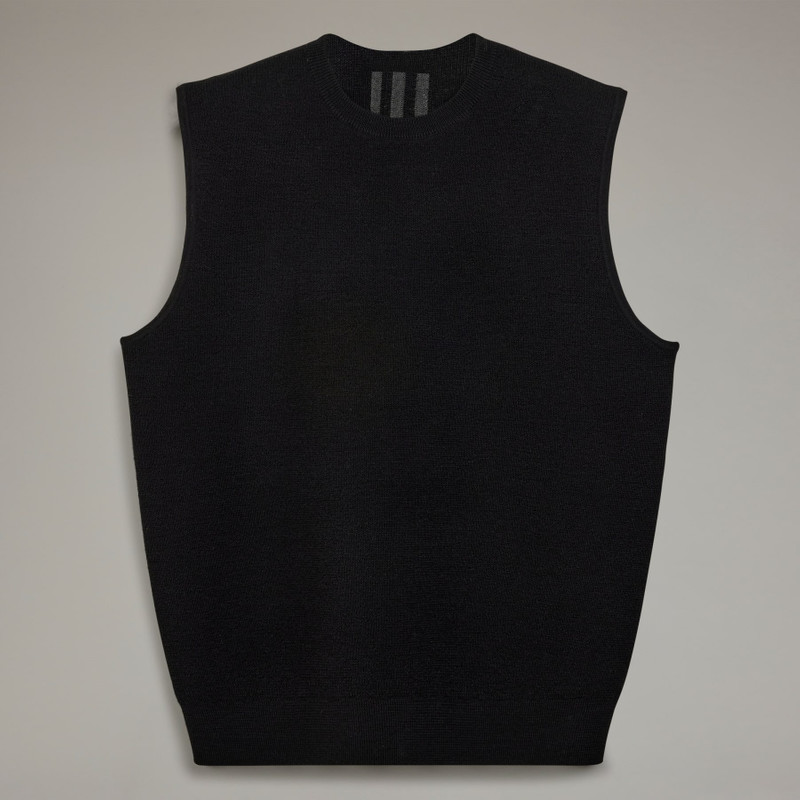 Y-3 3 스트립 니트 조끼 - 1