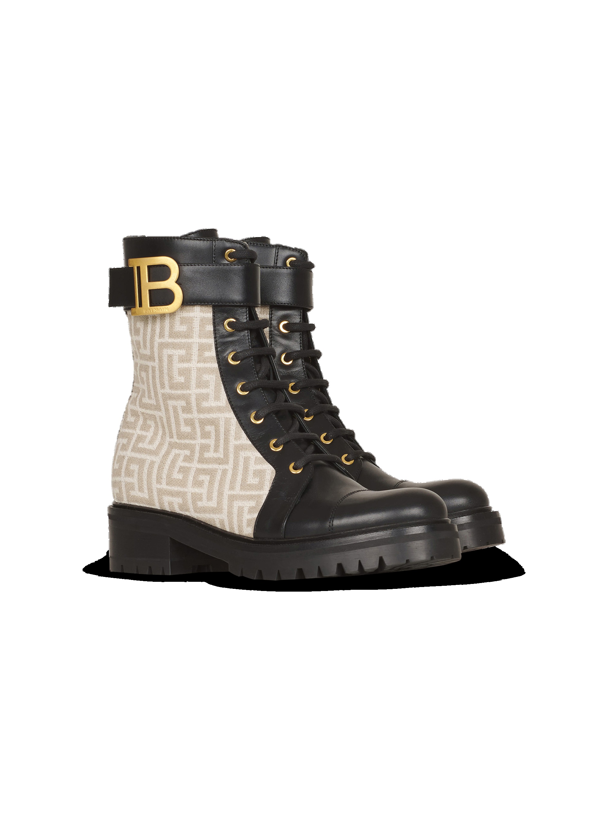 Bicolor jacquard Ranger Romy ankle boots - 2