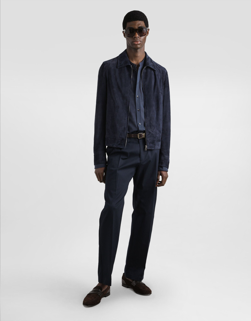 Dolce & Gabbana Leather zipped jacket outlook