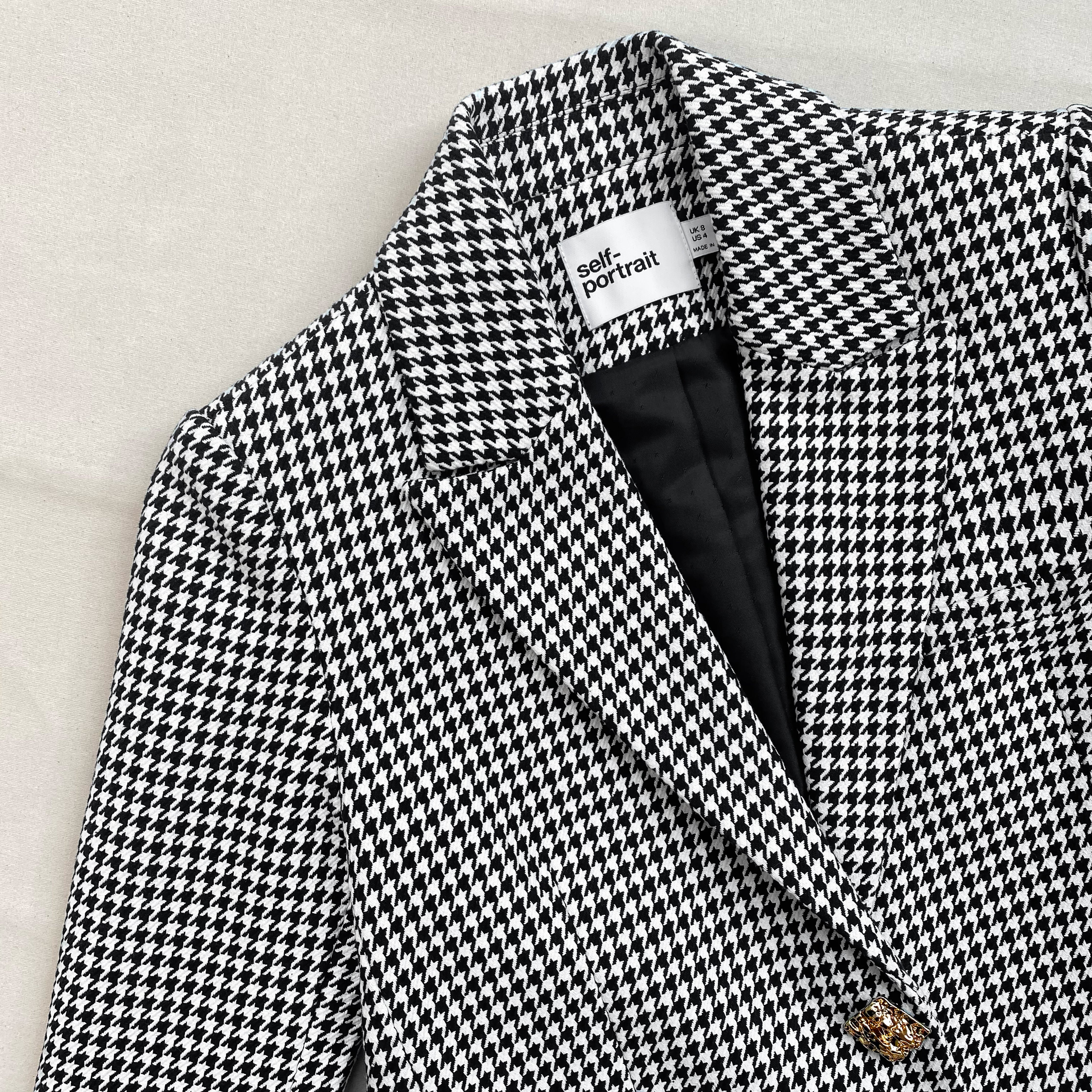 Houndstooth Blazer - 4
