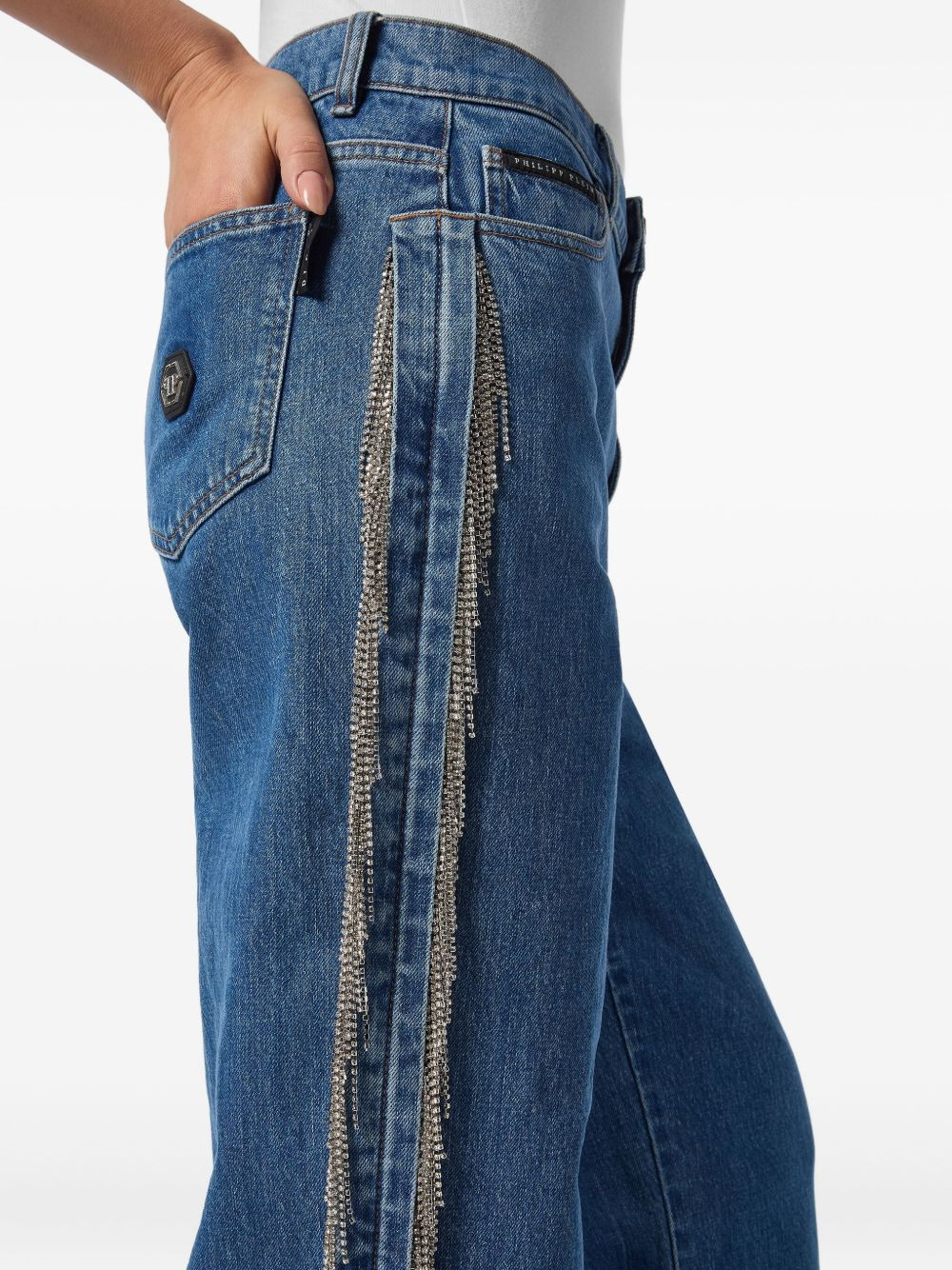 Skater Fit Crystal jeans - 4