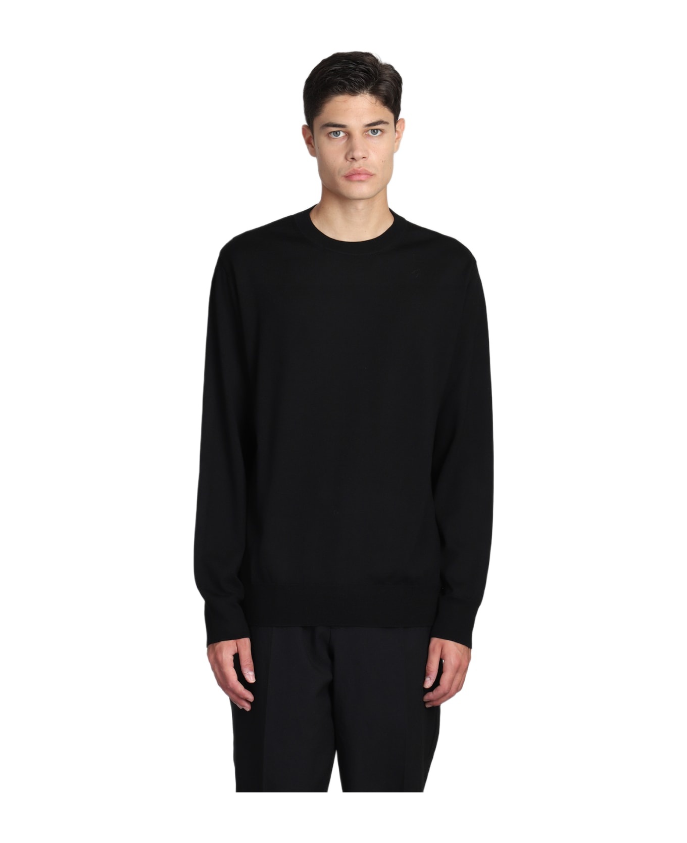 Knitwear In Black Wool - 1