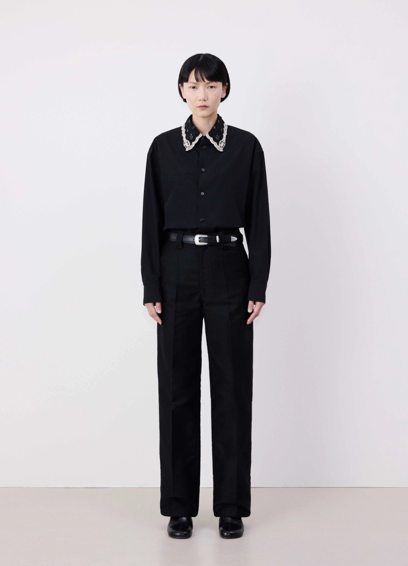 Lemaire SHIRT WITH EMBROIDERED COLLAR outlook