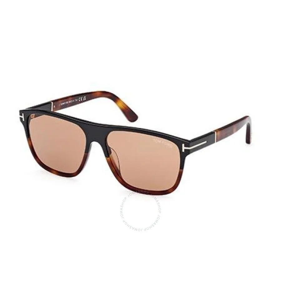 Tom Ford Frances Brown Square Men's Sunglasses FT1081 05E 58 - 1