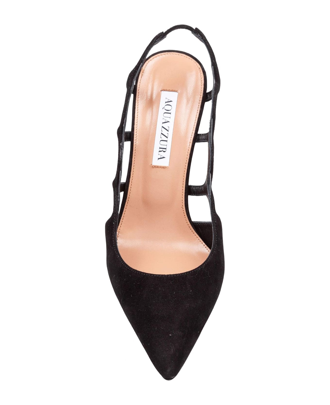 Decollete' Bootie Pump 85 In Suede Color Black - 3