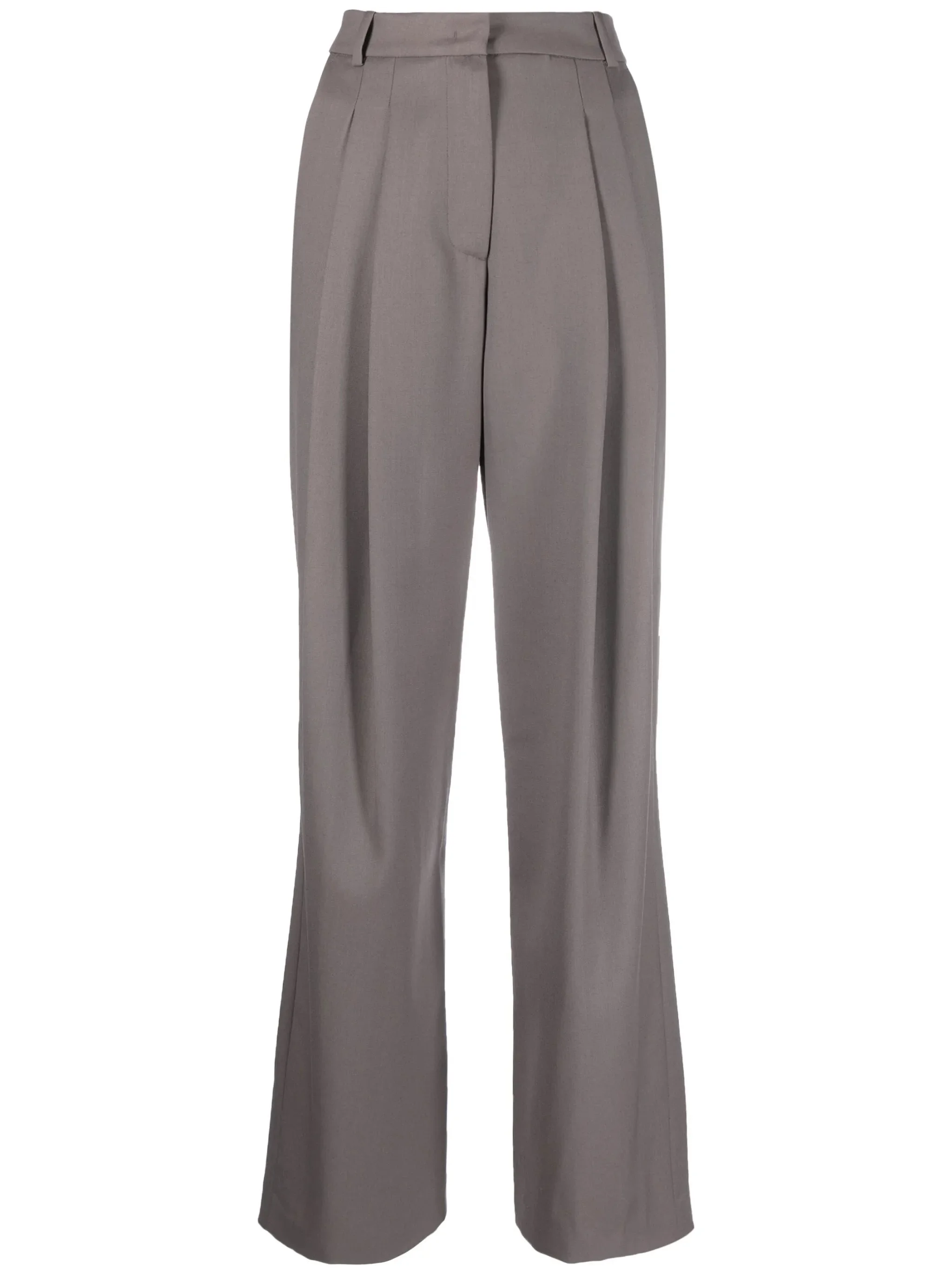 Pleated High-waist Trousers - 1