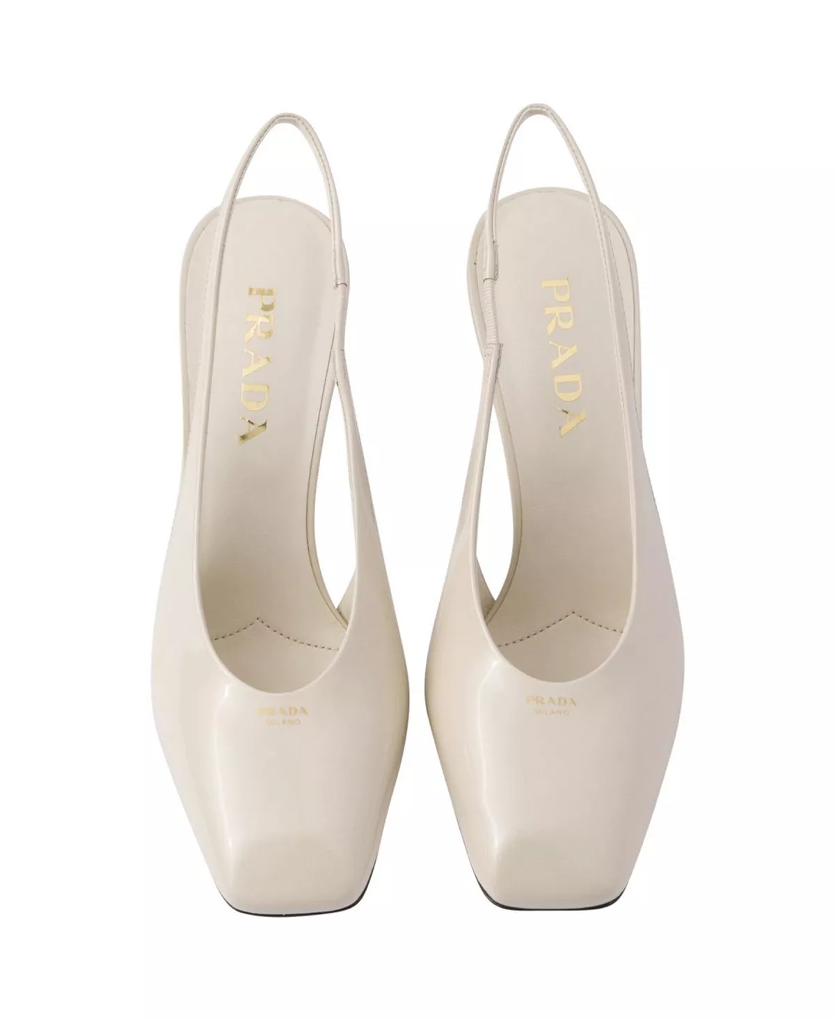 Women's Patent Leather Slingback Pumps - 3