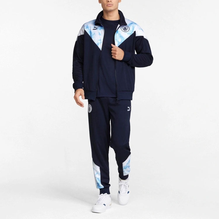 PUMA MCFC Iconic MCS Mesh Track Jacket 'Blue' 765202-05 - 3