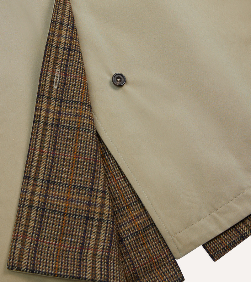 Reversible Cotton–Tweed Raglan Mac 8