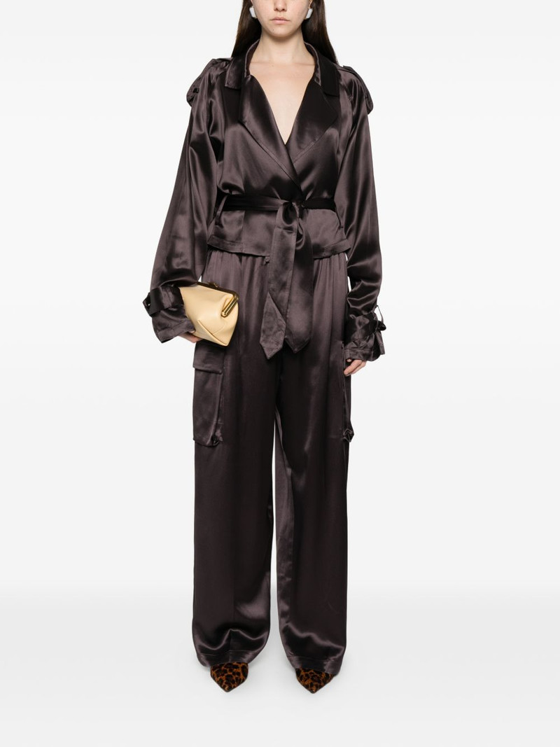 The Frankie Shop Simona satin blouse outlook