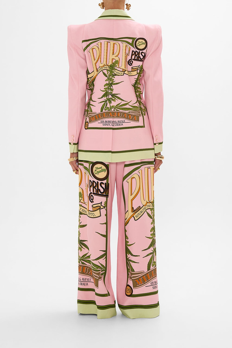 PEAKED SHOULDER BLAZER 3