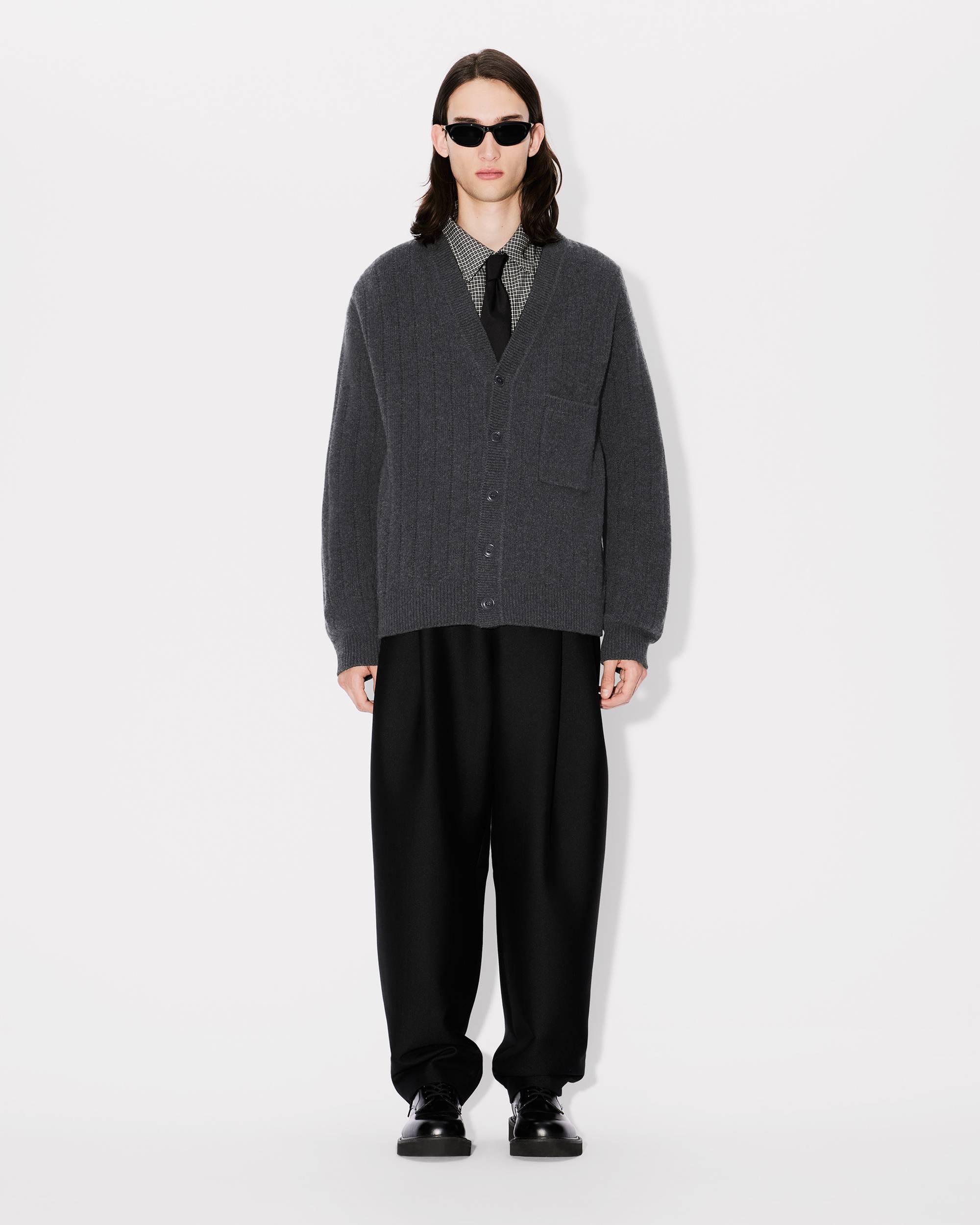 Embroidered cashwool cardigan - 5
