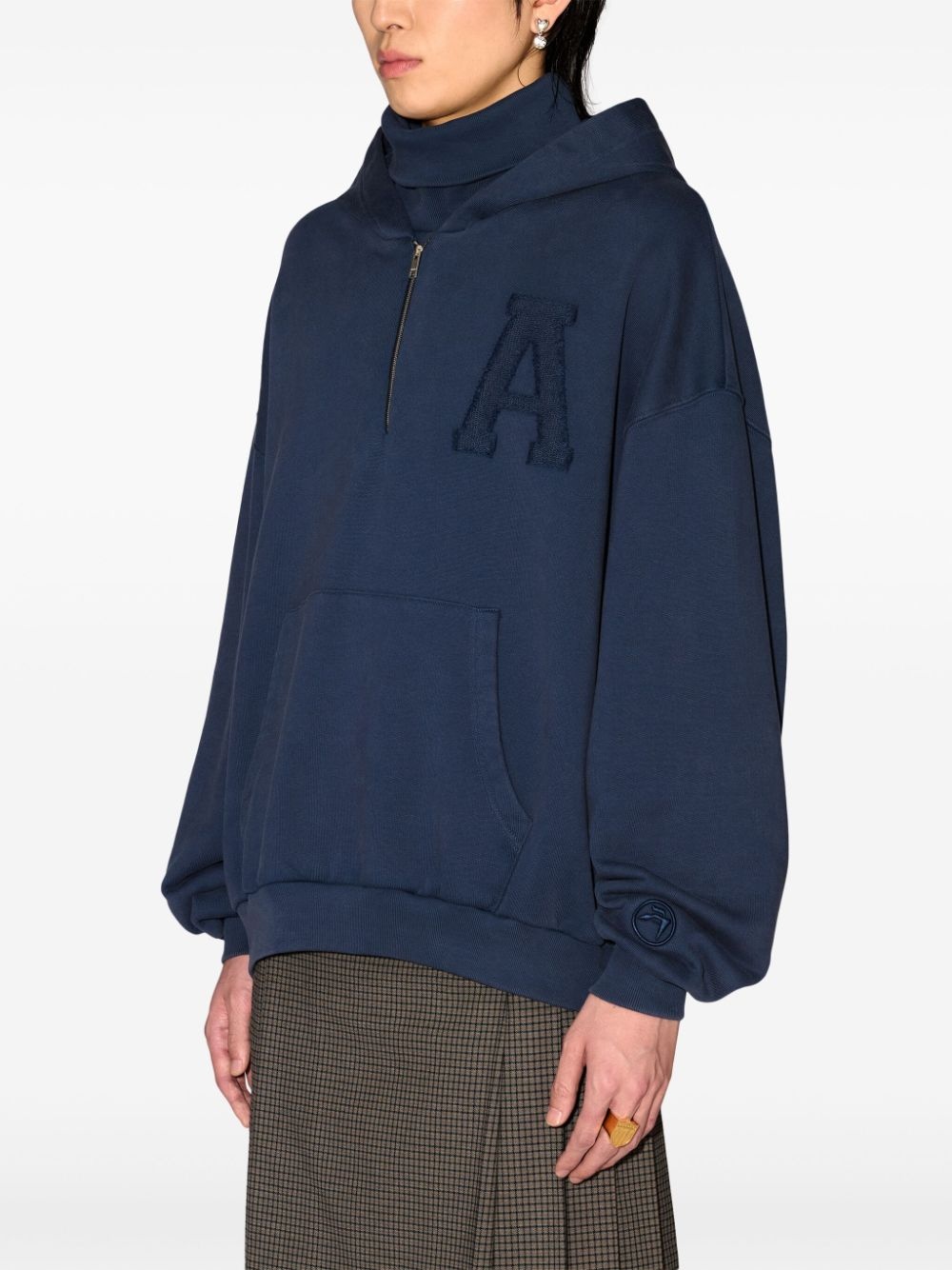 logo-patch hoodie - 5