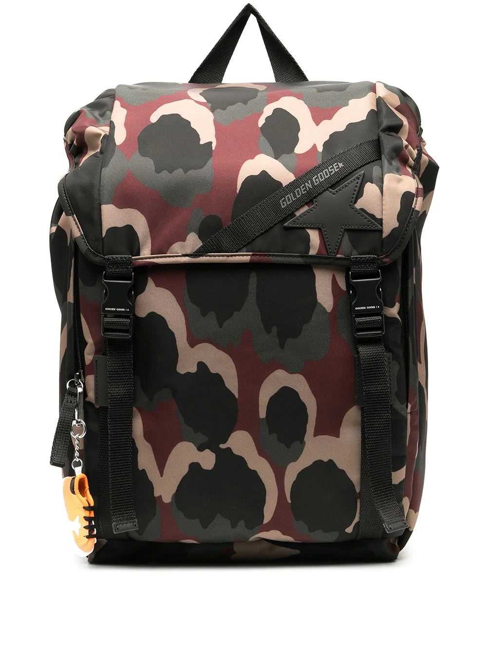 all-over patterned backpack - 1