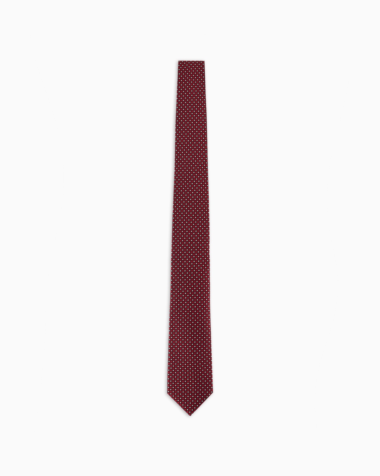 PURE SILK POLKA-DOT JACQUARD TIE - 1