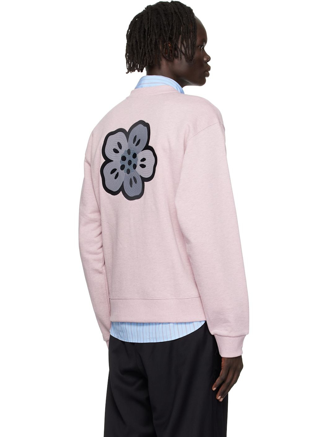 Pink Kenzo Paris 'Boke Flower' Embroidered Sweatshirt - 3