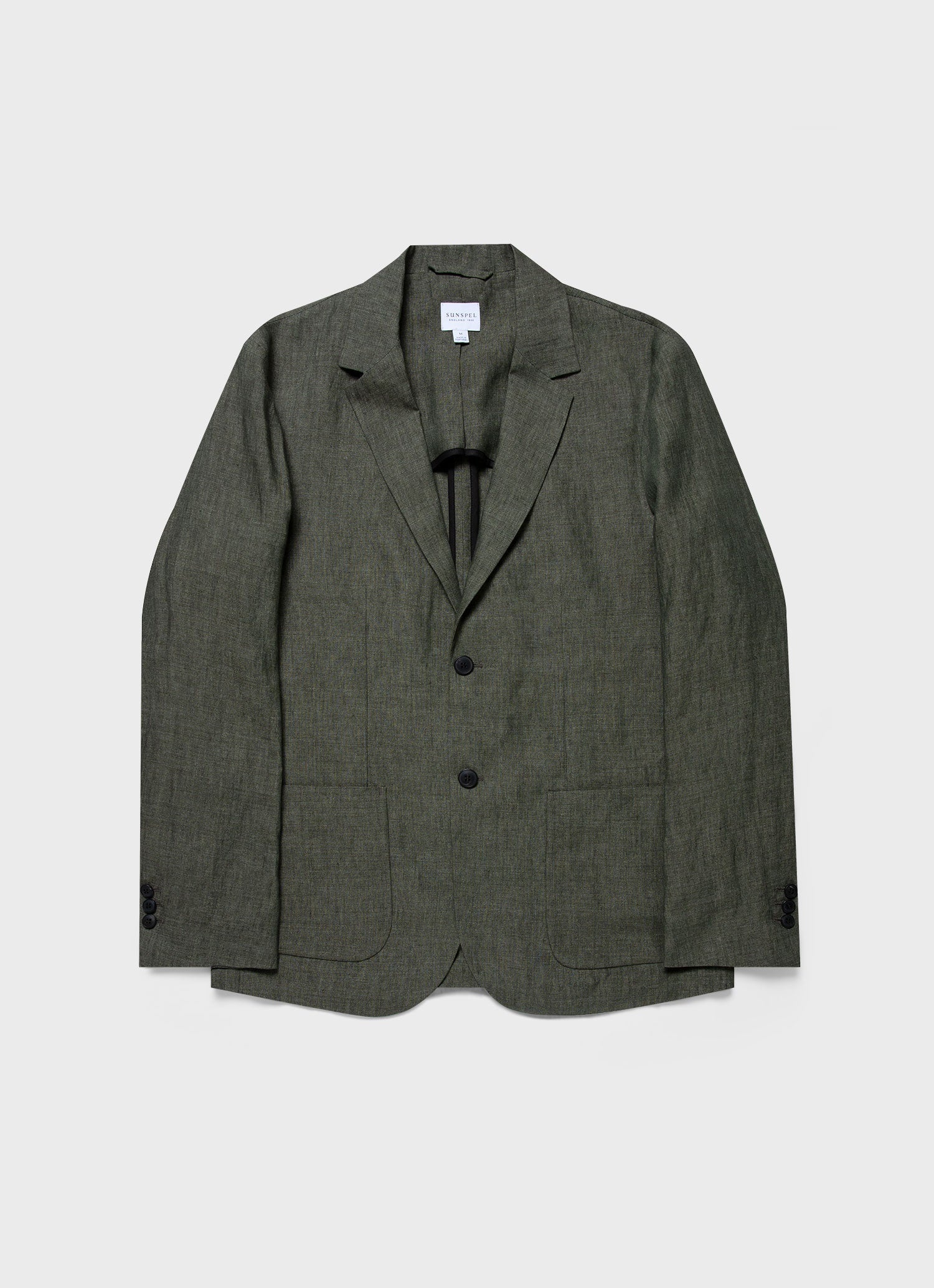 Linen Unstructured Blazer - 1