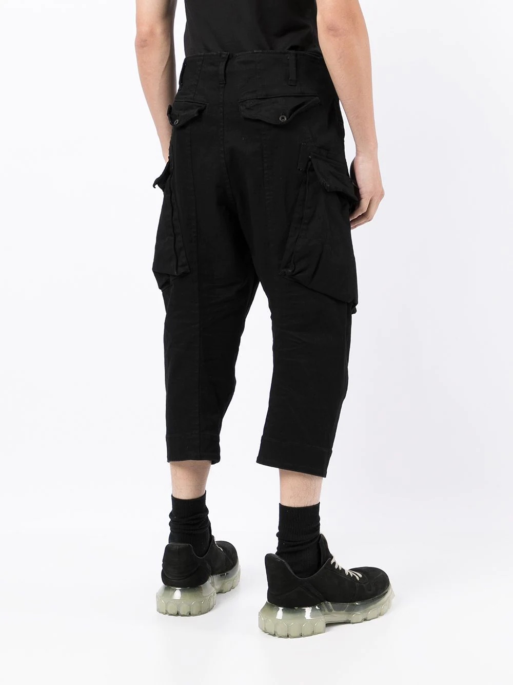 cargo denim trousers - 4