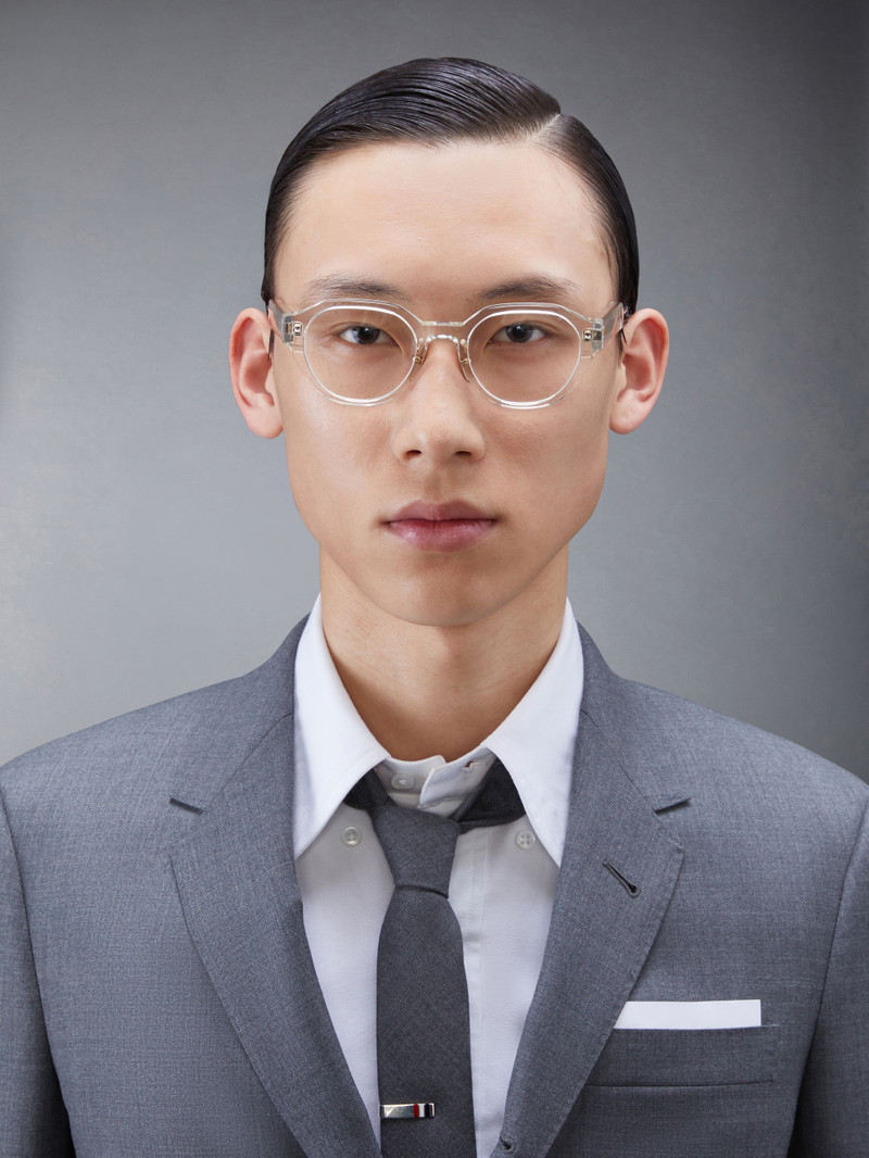 Thom Browne ROUND EYEGLASSES IN ACETATE outlook