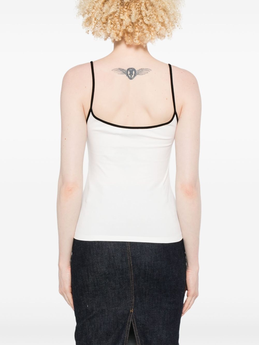 stretch-cotton tank top - 4