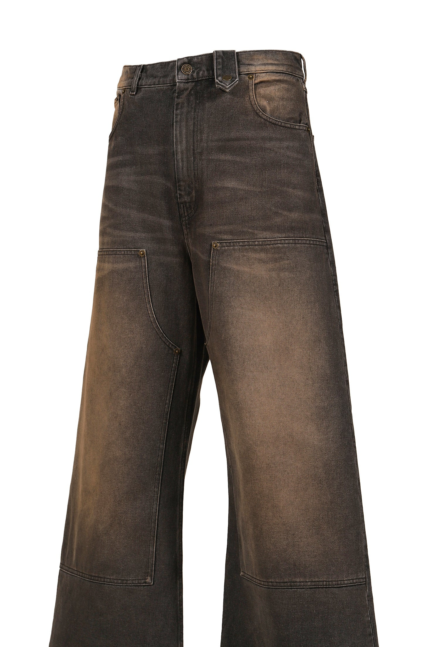 BAGGY DENIM / WET BLK - 4
