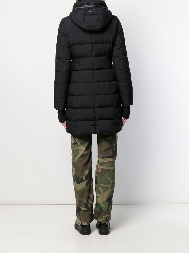 fitted puffer coat - 6