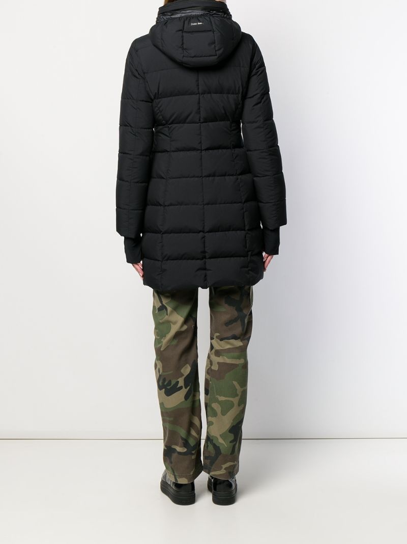 fitted puffer coat - 4