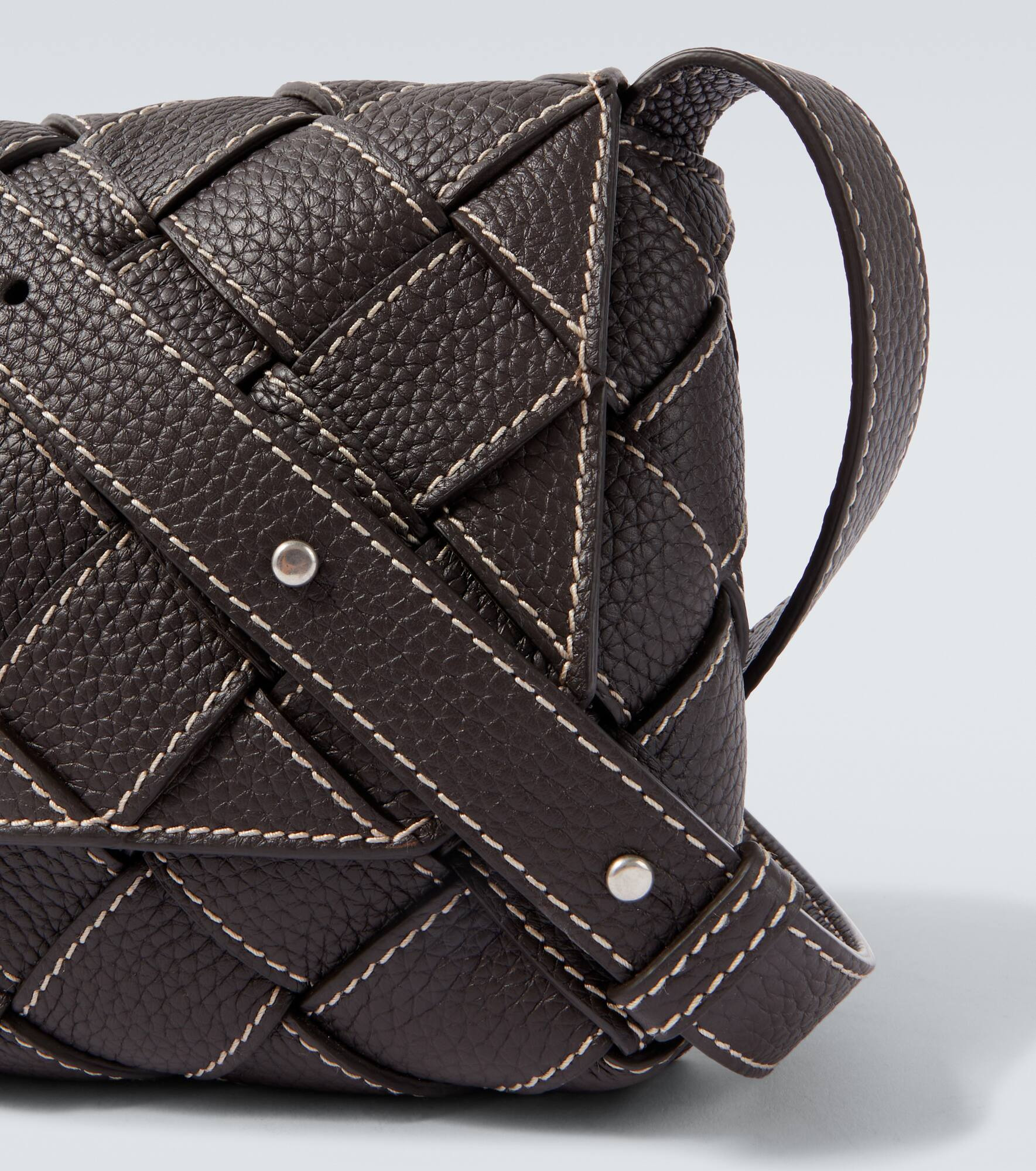 Diago Intreccio leather crossbody bag - 6