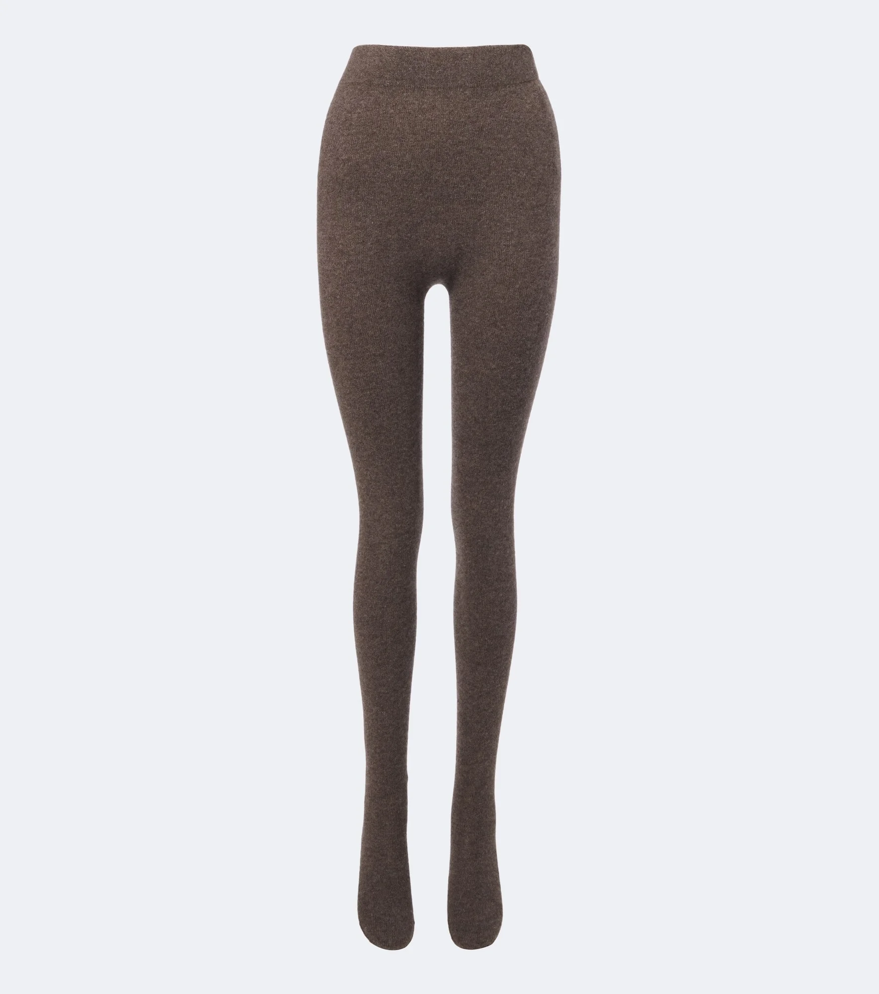Whit cashmere and wool tights - 1