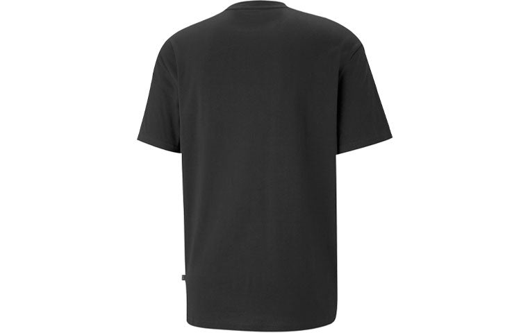 PUMA Rebel Mens Crew Neck Short Sleeve T-Shirt 'Black' 845579-01 - 2