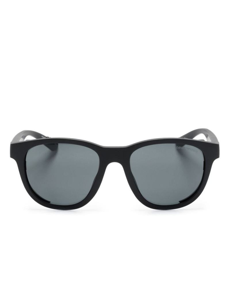 oval-frame sunglasses 1