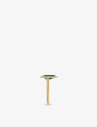 Boucheron Serpent Bohème 18ct yellow-gold and 2ct malachite ring outlook