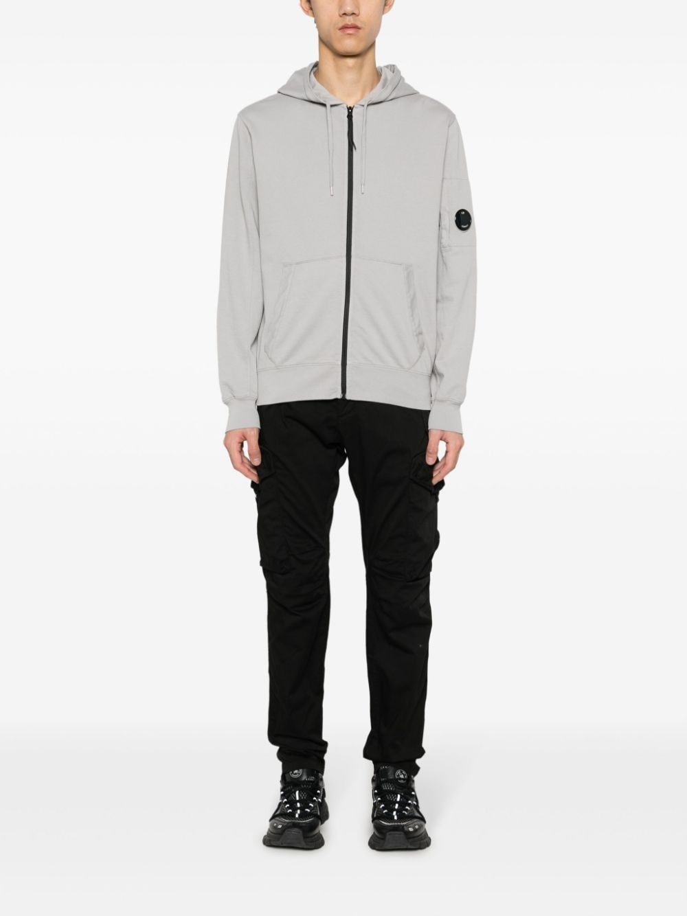 logo-appliqué cargo pants - 2