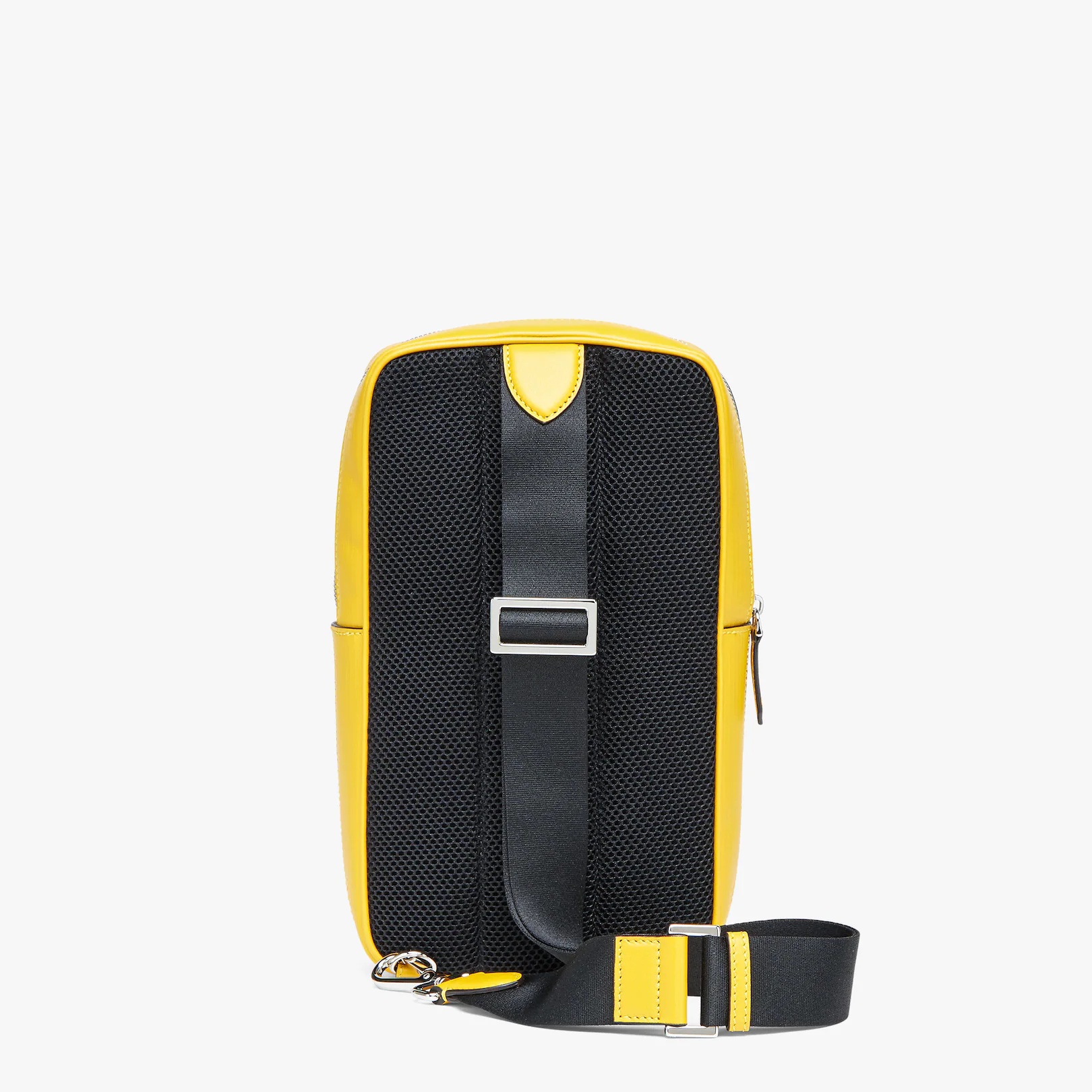 Yellow leather backpack - 3