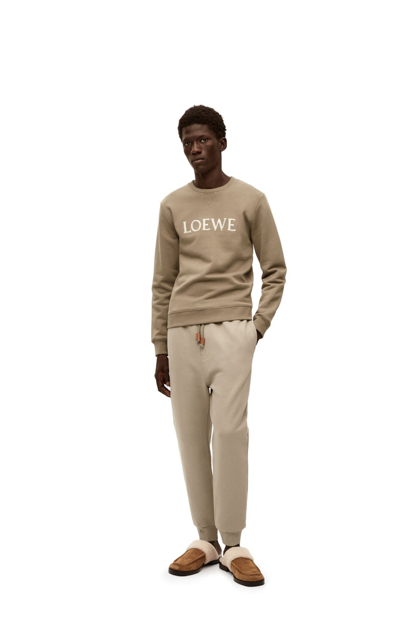 Loewe Anagram jogging trousers in cotton outlook