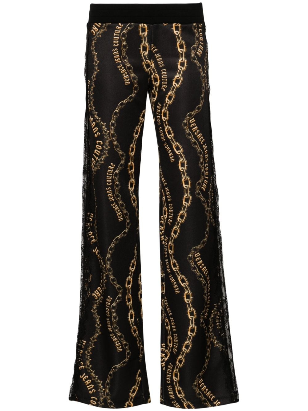 Chain Couture lace trousers - 1