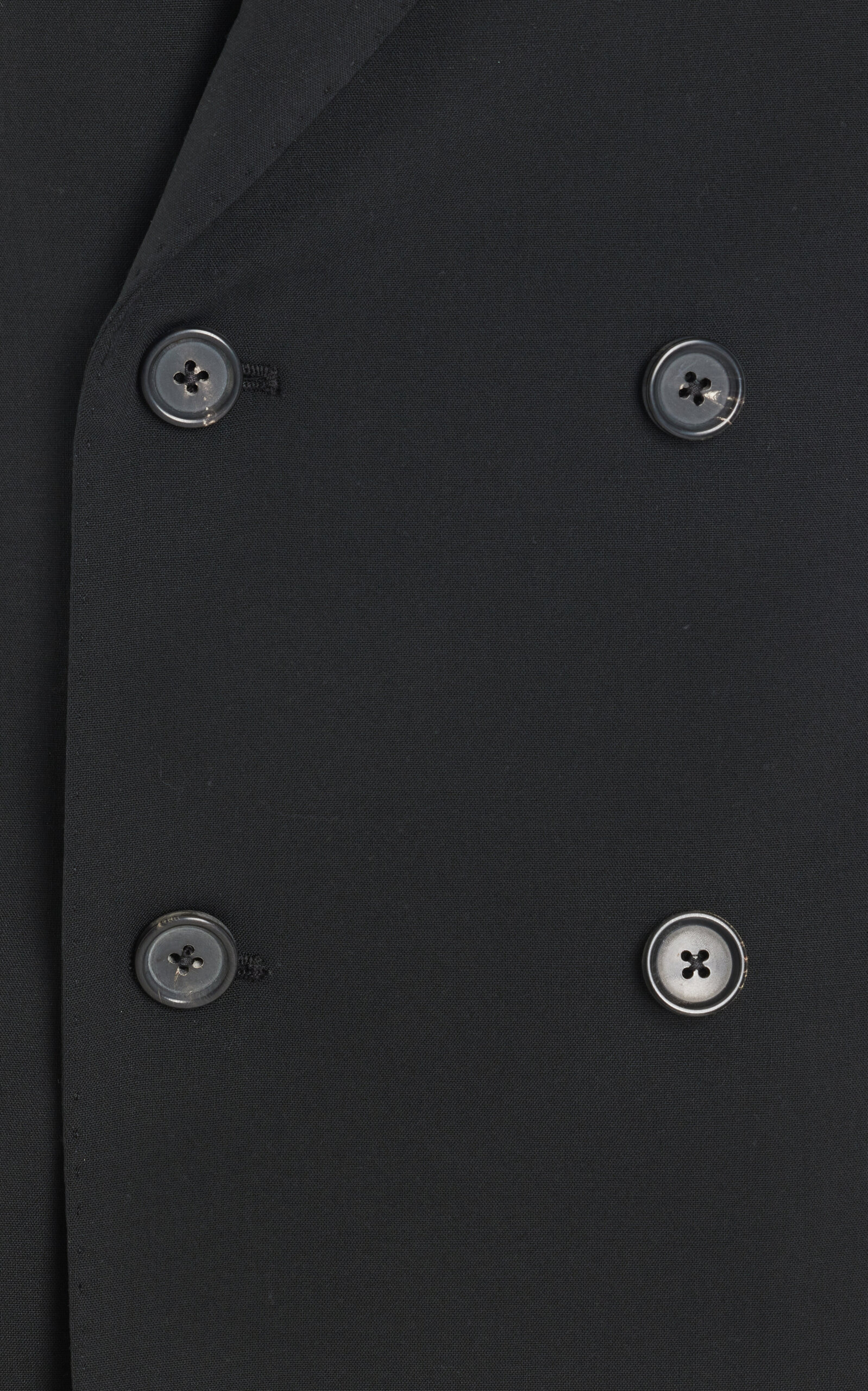 Oversized Stretch-Wool Double-Breasted Blazer black - 5
