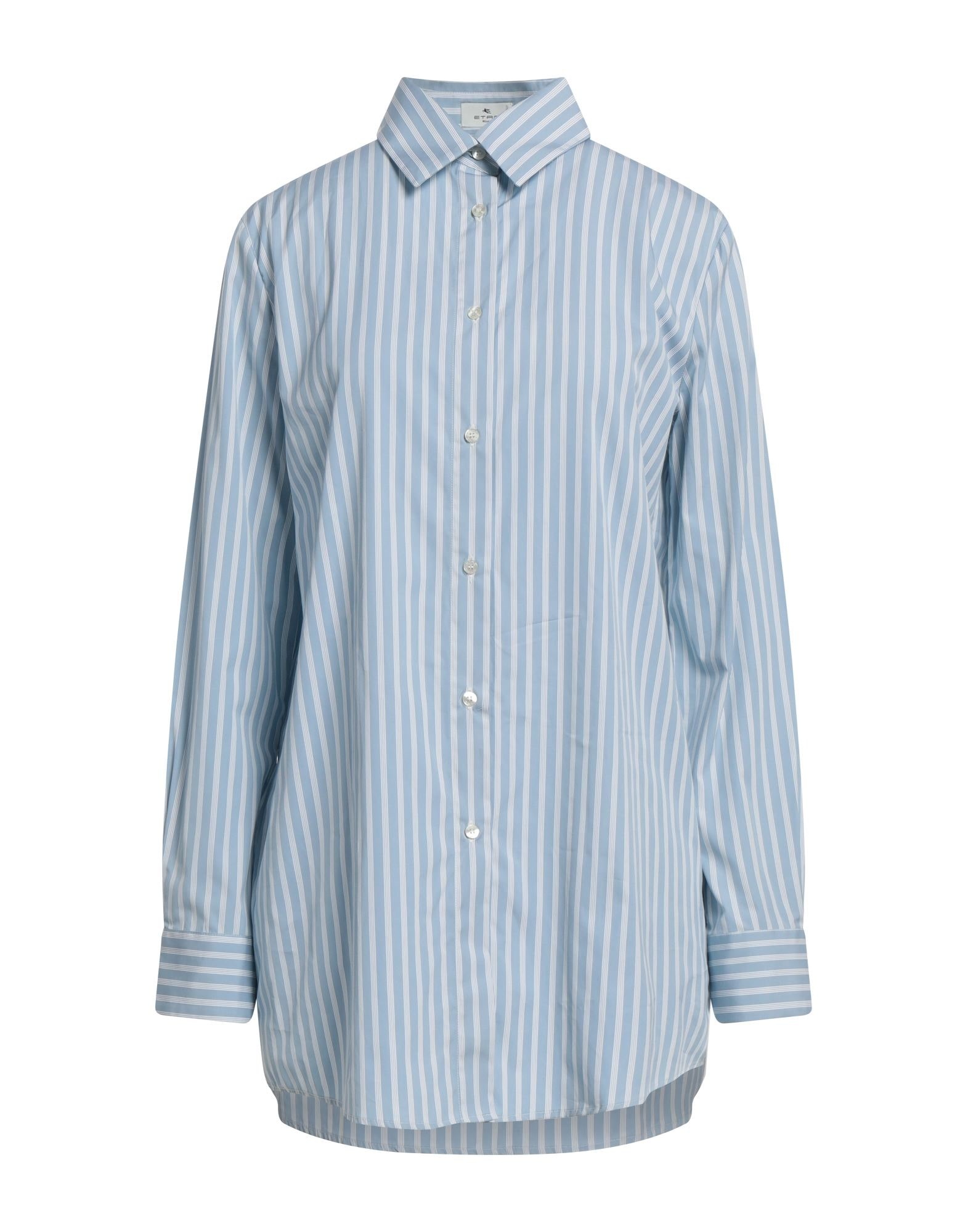 Light blue Women's Striped Shirt - 1