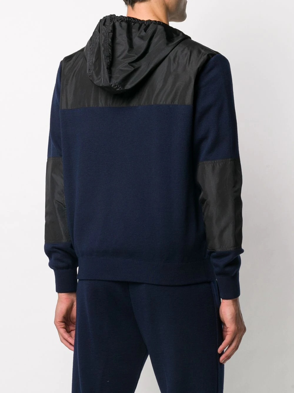 panelled hoodie - 4