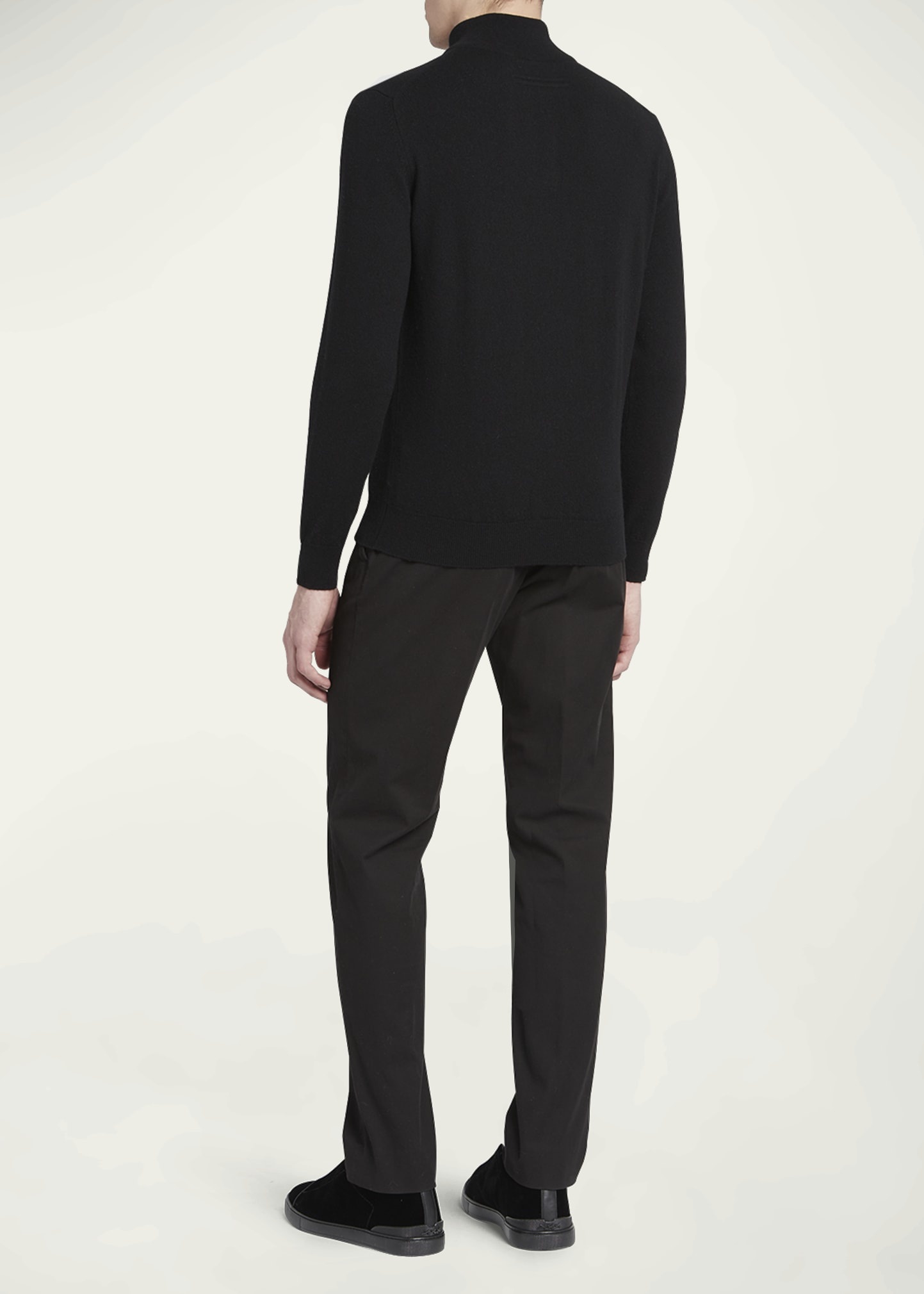 Men's Cashmere Quarter-Zip Sweater - 3