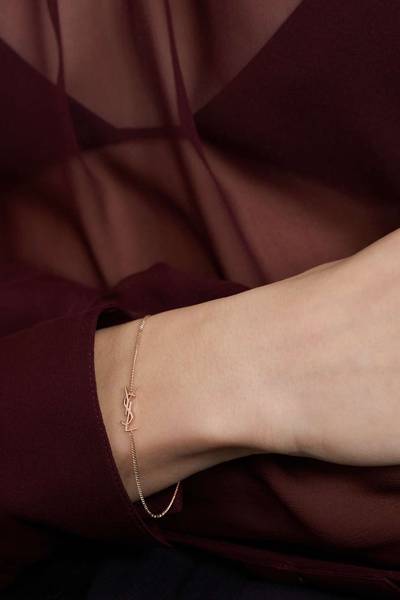 SAINT LAURENT Rose gold-tone bracelet outlook