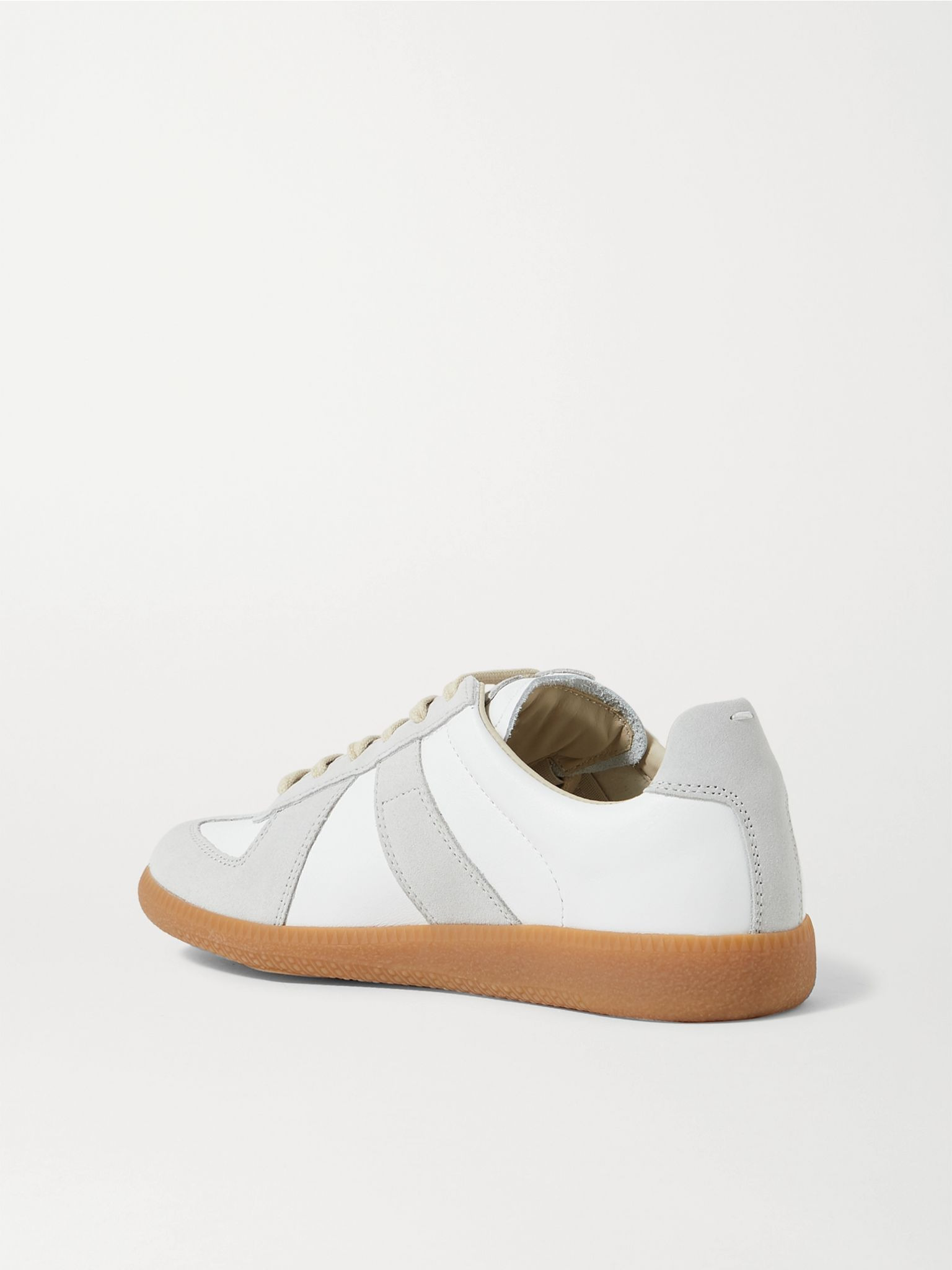 Replica leather and suede sneakers Off-white - 3